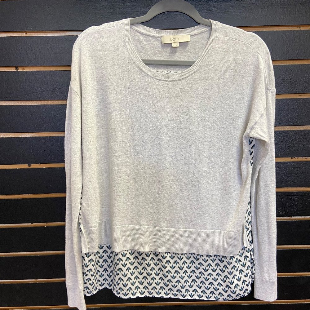 Loft 2 in 1 crewneck sweater